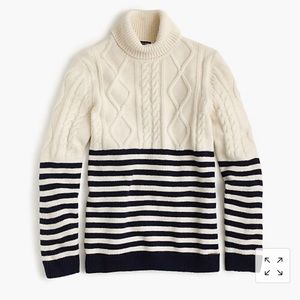 J.Crew St. James Amos Nautical Turtleneck Sweater